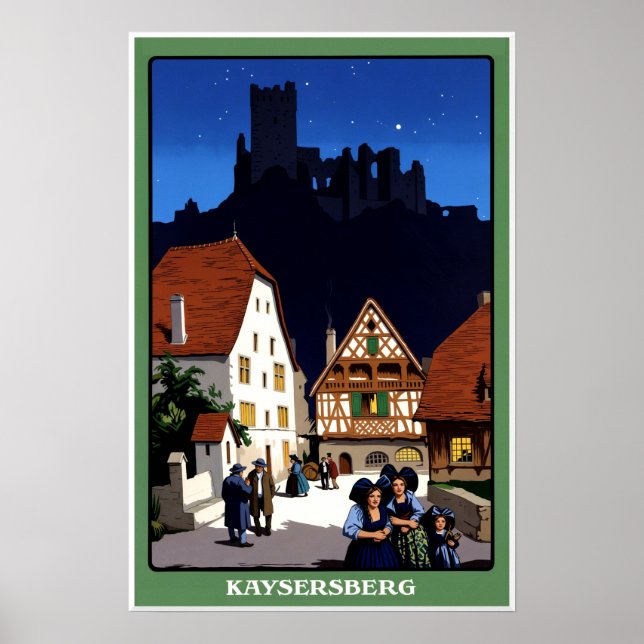 Póster Cartel de Kaysersberg, Francia (Frente)