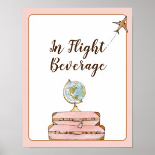 Póster Cartel de la barra de bebidas ligeras de viaje Duc