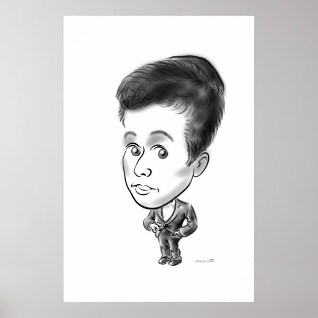 Póster Cartel de la caricatura a bordo 13b (Frente)