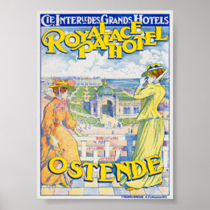 Póster Cartel de la época de Dampfschiffahrt Zürichsee de