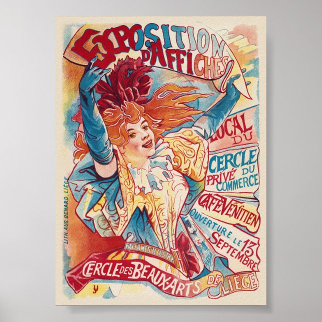 Póster Cartel de la época del Círculo de Bellas Artes de  (Frente)