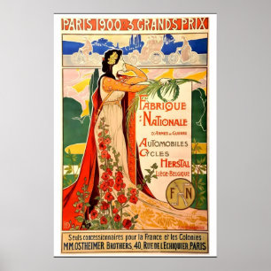 Póster Cartel de la Exposición de París Grand Prix 1900 I