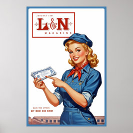 Póster Cartel de la Louisville & Nashville Railroad de la