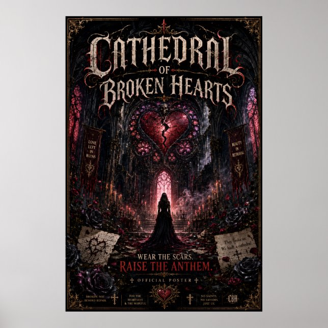 PÓSTER CARTEL DE LA PARED DE LA CATEDRAL (Frente)