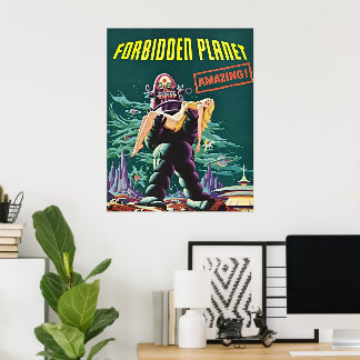 Póster Cartel de la película de ciencia ficción vintage P
