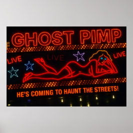 Póster Cartel de la película Ghost Pimp
