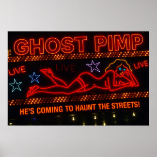 Póster Cartel de la película Ghost Pimp