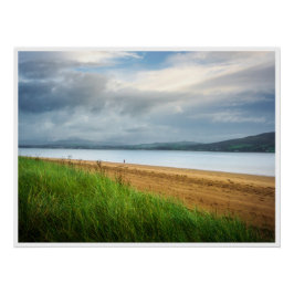 Póster Cartel de la playa de Rathmullan Donegal Irlanda A