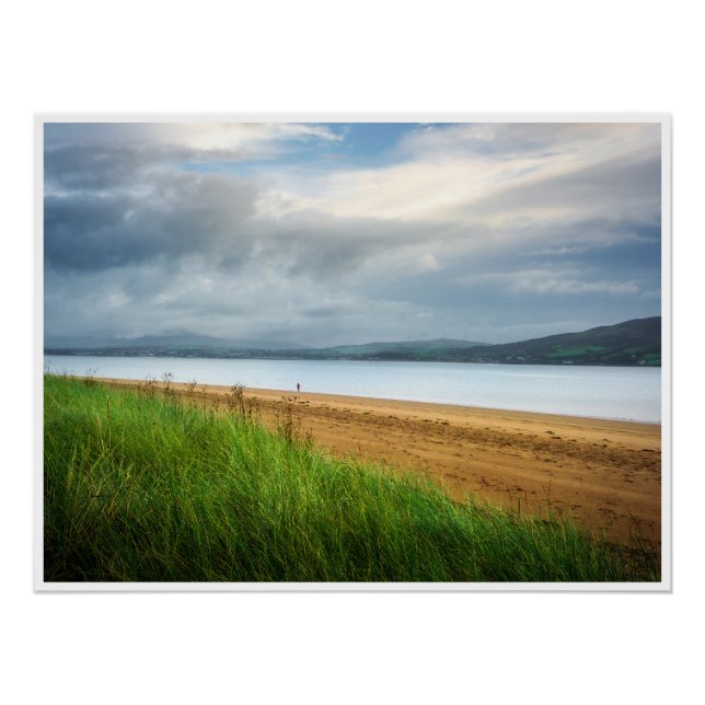Póster Cartel de la playa de Rathmullan Donegal Irlanda A (Anverso)