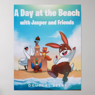 Póster cartel de la portada del libro Jasper-n-Friends
