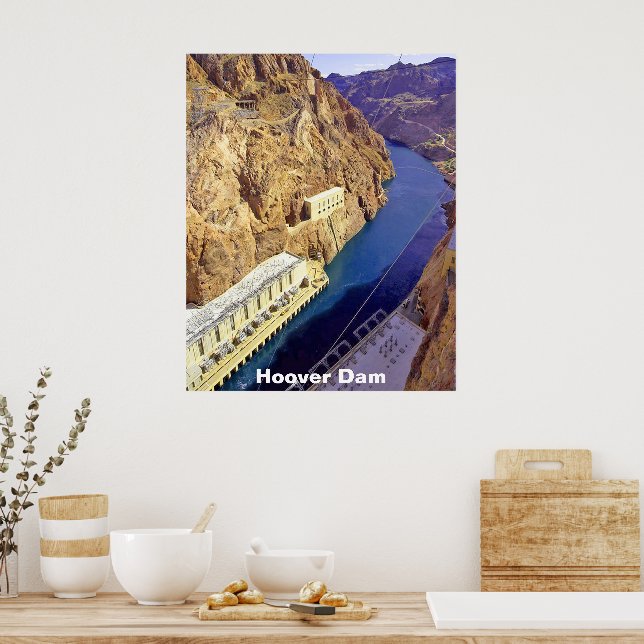 Póster Cartel de la presa Hoover, Nevada (Cocina)