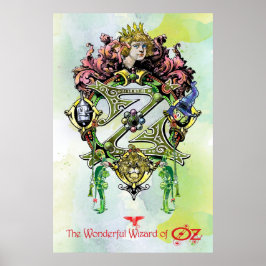 PÓSTER CARTEL DE LA REALEZA DEL CLÁSICO MAGO DE OZ