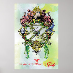 PÓSTER CARTEL DE LA REALEZA DEL CLÁSICO MAGO DE OZ