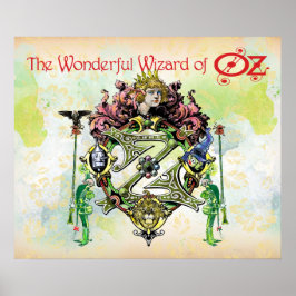 PÓSTER CARTEL DE LA REALEZA DEL CLÁSICO MAGO DE OZ