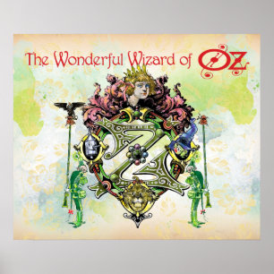 PÓSTER CARTEL DE LA REALEZA DEL CLÁSICO MAGO DE OZ