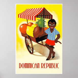 Póster Cartel de la República Dominicana 