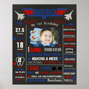 Póster Cartel de la tarjeta de embarque Airplain First Bi