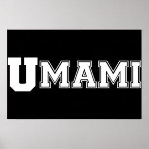 PÓSTER CARTEL DE LA UNIVERSIDAD UMAMI