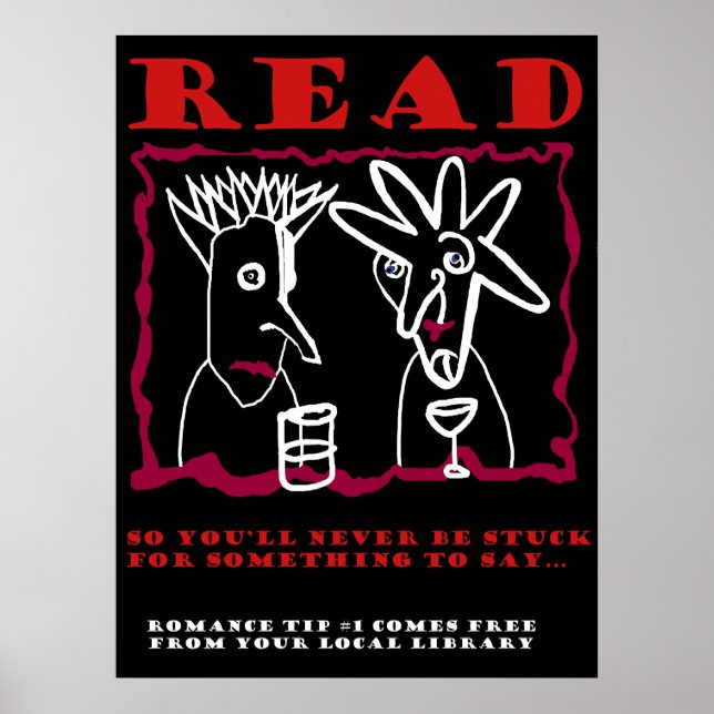 Póster cartel de LECTURA (Frente)