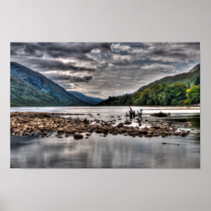 Póster Cartel de Loch Shiel, Escocia