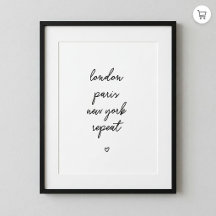 Cartel de 'Londres París Nueva York Repetición' | 