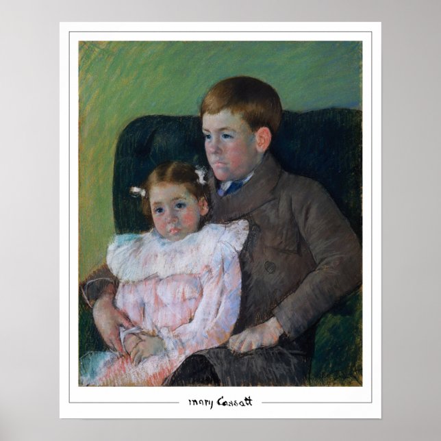 Póster Cartel de Mary Cassatt Zedign #398 (Frente)