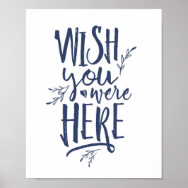 Póster Cartel de mesa de boda conmemorativa 'Te deseo que