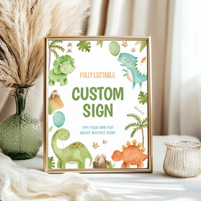Póster Cartel de mesa para fiesta de cumpleaños de niño c (Subido por el creador)