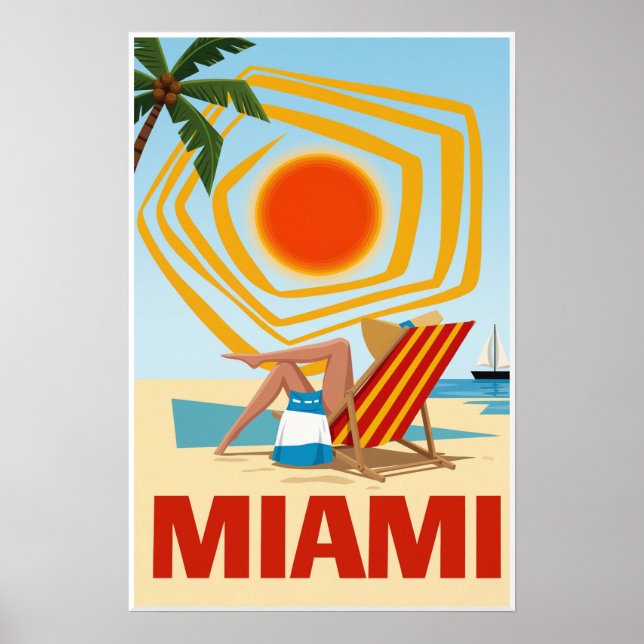 Póster Cartel de Miami (Frente)