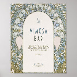 Póster Cartel de Mimosa Vintage 1920