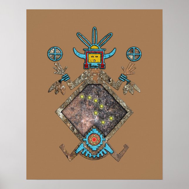 Póster Cartel de Mitología Navajo (Frente)