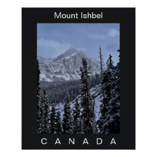 Póster Cartel de Mount Ishbel Canadá