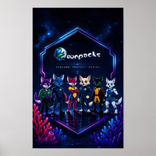 Póster cartel de Neonpacks