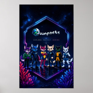 Póster cartel de Neonpacks