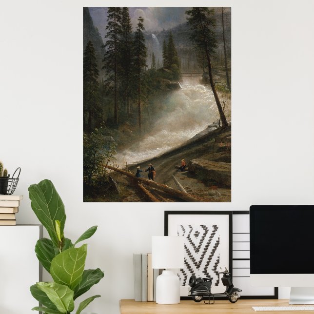 Póster Cartel de Nevada Falls, Yosemite (Oficina en casa)