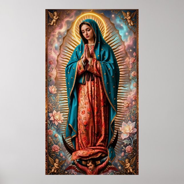Póster cartel de Nuestra Señora de Guadalupe (Frente)