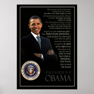 Póster cartel de Obama