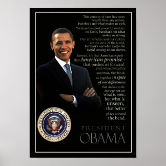 Póster cartel de Obama