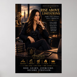 Póster Cartel de Oficina Ejecutiva – Supera las Limitacio
