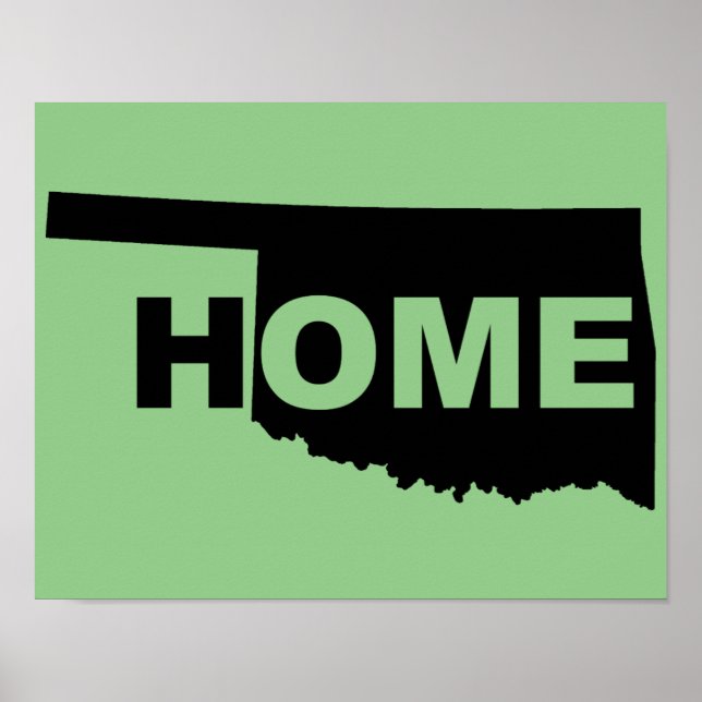 Póster Cartel de Oklahoma Hogar Lejos del Estado (Frente)