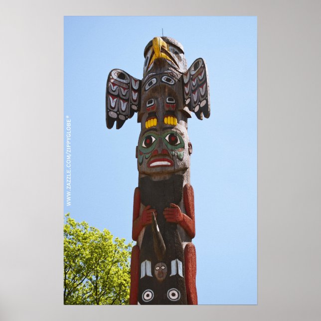 Póster Cartel de pared de tótem (Frente)