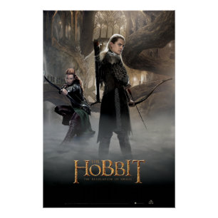 Póster Cartel de película 2 de TAURIEL™ y de LEGOLAS