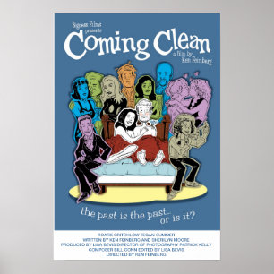 Póster Cartel de película limpio que viene 27X40 de CSA