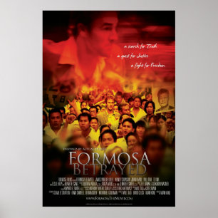 Póster Cartel de película traicionado Formosa alterno