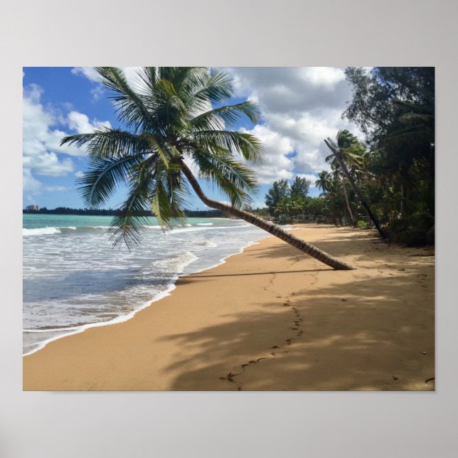Póster cartel de playa (Frente)