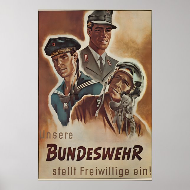 Póster Cartel de propaganda Alemania Occidental Somos (Frente)