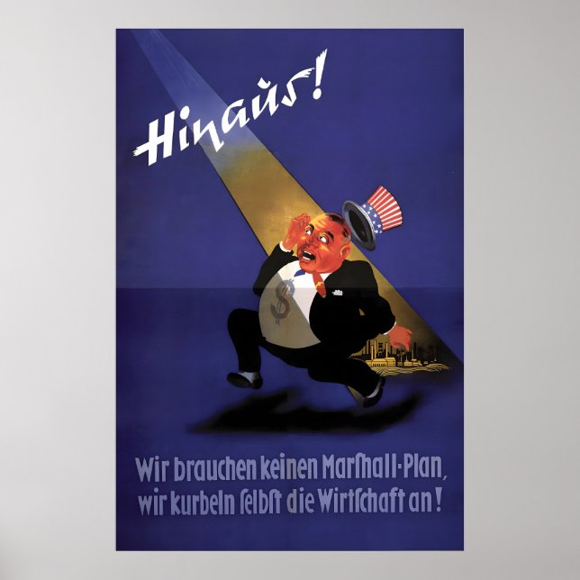 Póster Cartel de propaganda de Alemania Oriental Sal fuer (Frente)