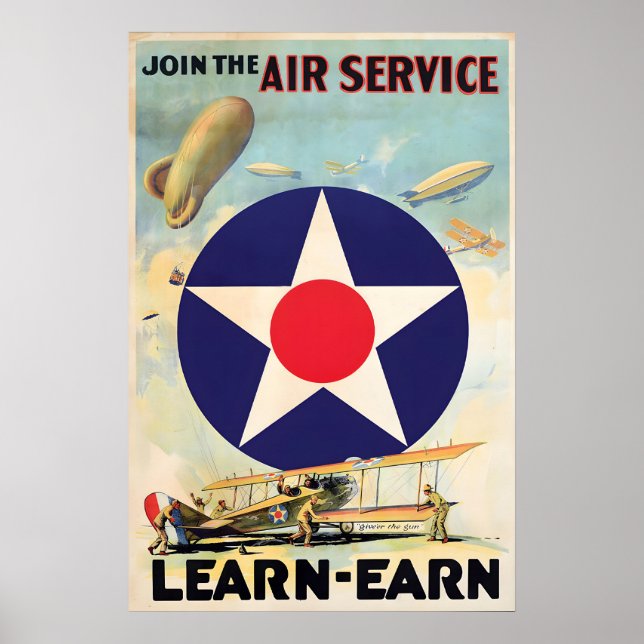 Póster Cartel de propaganda de la Fuerza del Ejército de  (Frente)