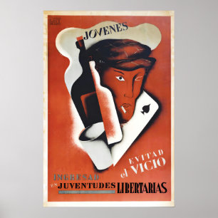 Póster Cartel de Propaganda de la Guerra Civil Española C