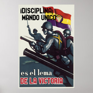 Póster Cartel de propaganda de la Guerra Civil Española D